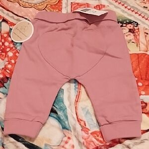 First Impressions Pink Heart Patch Leggings